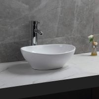 Oval Countertop Bathroom Basin - 410mm x 340mm