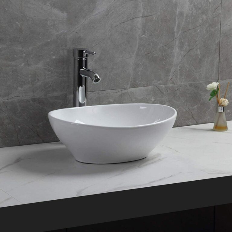 Oval Countertop Bathroom Basin - 410mm x 340mm