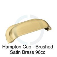 Hampton Cup - Brushed Satin Brass 96cc