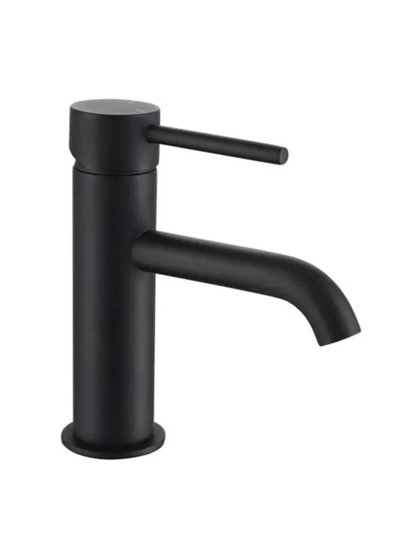 Black basin mono mixer tap