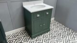 Cathedral Shaker Vanity Unit | Fitted with Undermount Basin