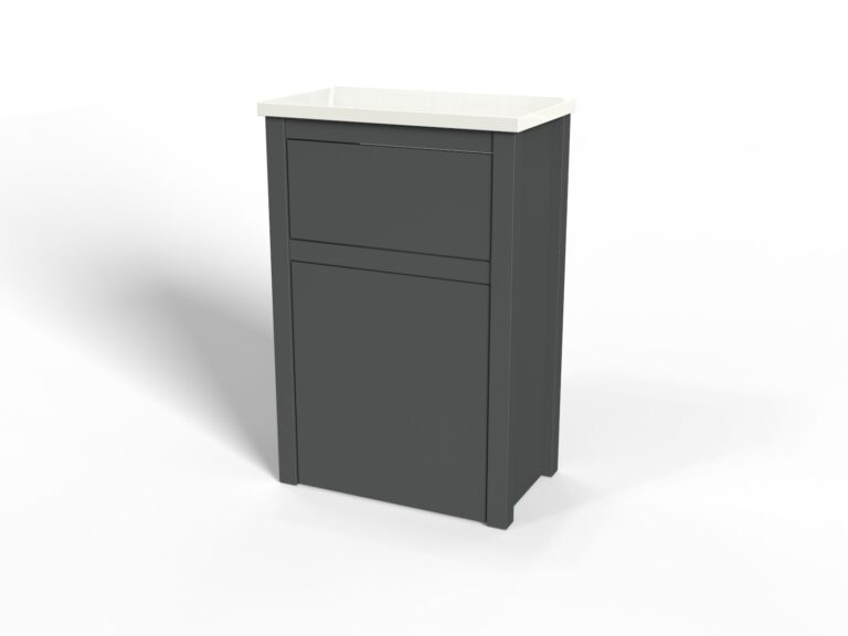 Bathroom toilet housing in any paint finish, 750mm high