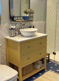 Norton Painted Vanity Unit | Single Sit On Basin