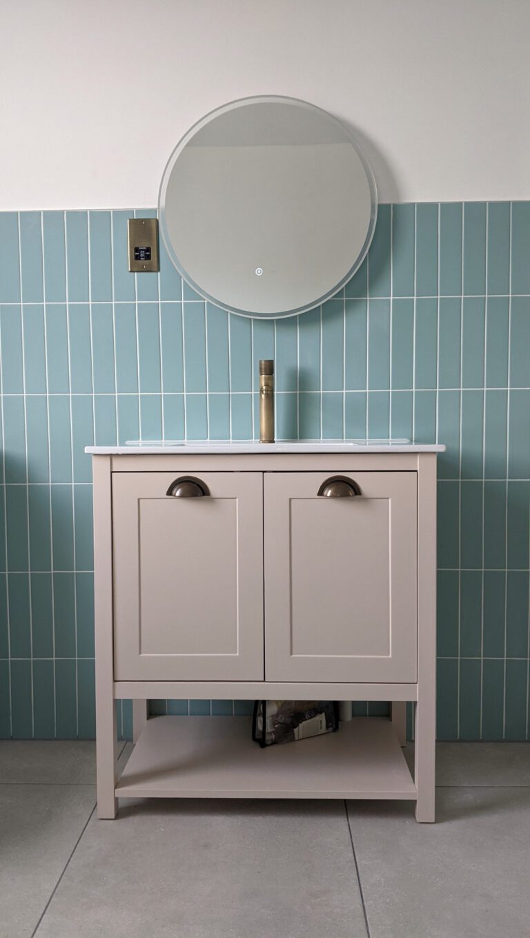 Norton Painted Vanity Unit with doors | Single Cermaic Basin