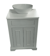 Porto Painted Vanity Unit | Double Doors | Single Sit On Basin