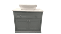 Olivia Painted Vanity Unit | Single Sit On Basin
