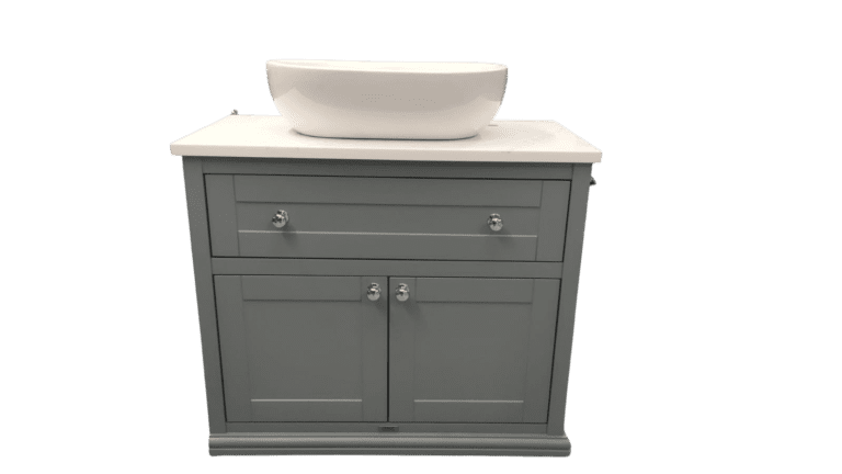 Olivia Painted Vanity Unit | Single Sit On Basin