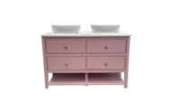 Stanley Bathroom Vanity Unit | Double Sit On Basin