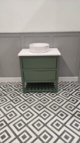 Stanley Bathroom Vanity Unit | Single Sit On Basin