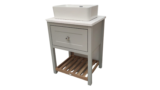 Rome Painted Bathroom Vanity | Single Sit On Basin