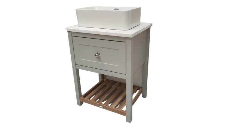 Rome Painted Bathroom Vanity | Single Sit On Basin