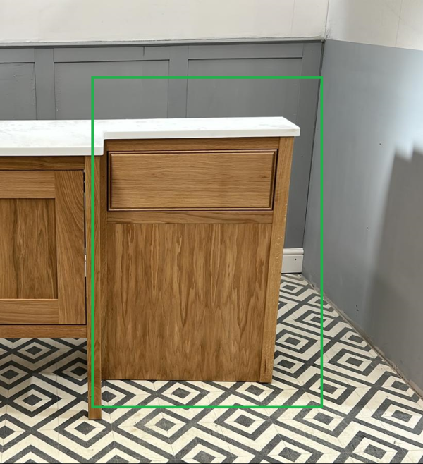 Oak Bathroom toilet housing