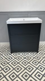 Norton Chest painted vanity unit with inset ceramic basin