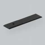 H & H Barrington Backplate/Knob MBL L100mm