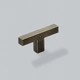 H & H Battersea T Bar Knob DBB L60mm