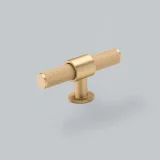 H & H Belgravia T Bar Knob SBL L82mm
