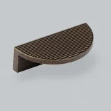 H & H Barrington Eclipse Pull Handle Ribbed BRO 64mm cc