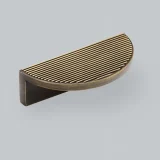 H & H Barrington Eclipse Pull Handle Ribbed DBB 64mm cc