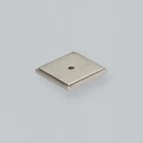 H & H Callcott Square Backplate BN 38mm