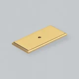 H & H Callcott Rectangle Backplate BSB 76mm