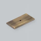 H & H Callcott Rectangle Backplate DBB 76mm
