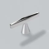 H & H Conic T Bar Knob CP L78mm