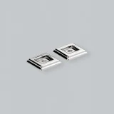 H & H Liberty D Handle Square Backplate PN 25mm (Pair)
