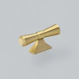 H & H Pembrey T Bar Knob BSB L82mm