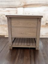 Kielder Traditional Oak Vanity Unit | Single Undermount Basin