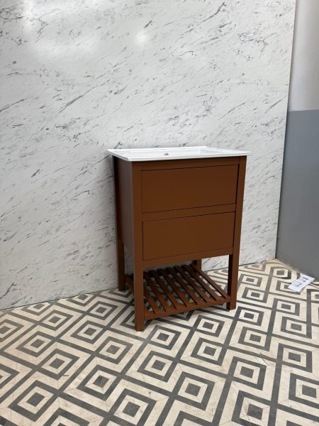 Norton Painted Vanity Unit 600mm wide - in Stock (brown )