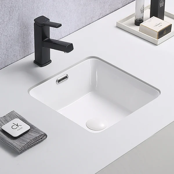Square Undermount Basin 365 x 370mm